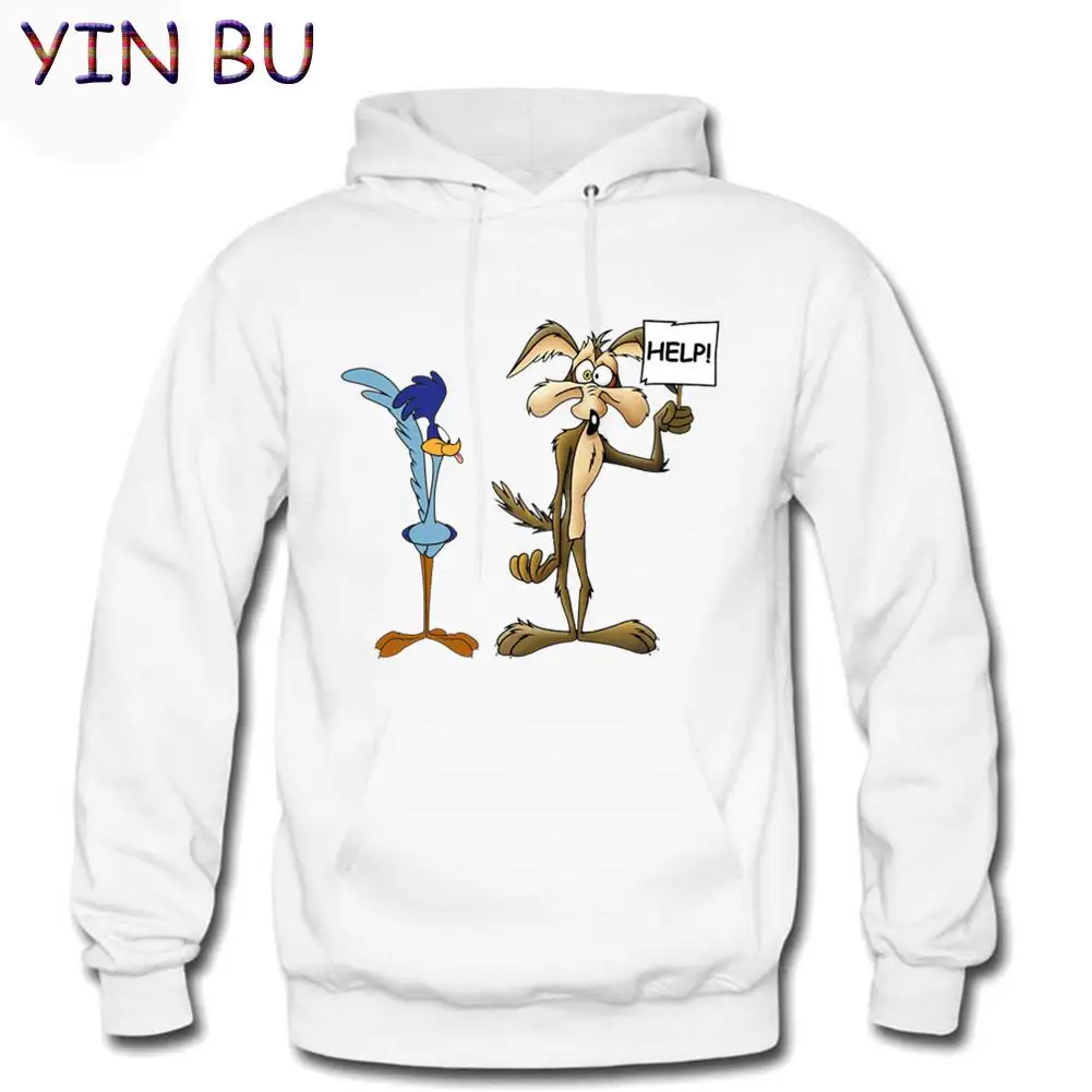 Roadrunner roadrunner wile coyote cartoon fast bird Men Women Sweatshirt Hoodies Tracksuits Oversized Pullover t shirt Hooded