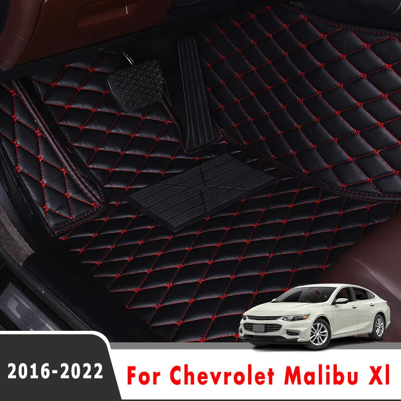 

Car Floor Mat For Chevrolet Malibu XL 2022 2021 2020 2019 2018 2017 2016 Waterproof Leather Carpet Car Interior Accessories