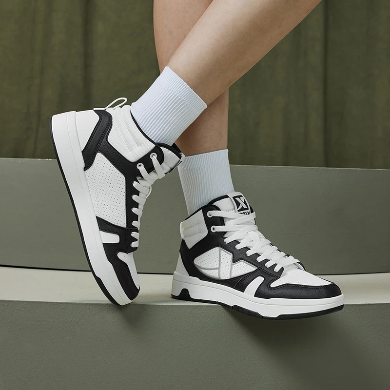 Xtep MAXX LITE Skateboarding Shoes For Women 2024 Autumn Fashion Comfortable Support Wear-Resistant Sneakers 876318310011