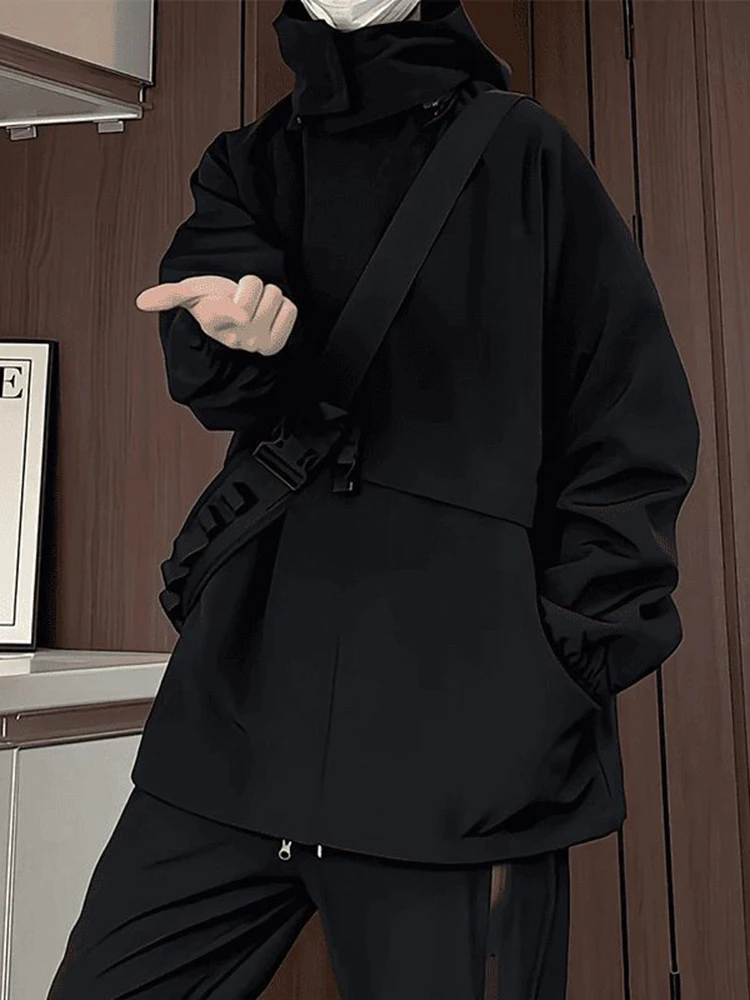 

Outdoor Climbing Jaet Men's Spring Autumn Hooded Workwear Coat Waterproof Windproof Bla Samurai American Functional Jaet