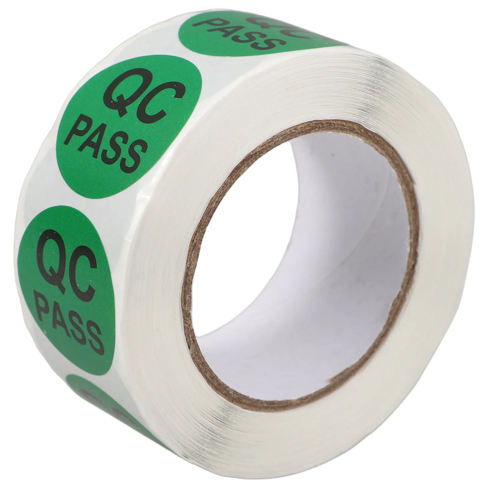 

Рулонные круглые наклейки для контроля качества на складе, самоклеящиеся этикетки для управления запасами, одобрение PAS, проверка продукции