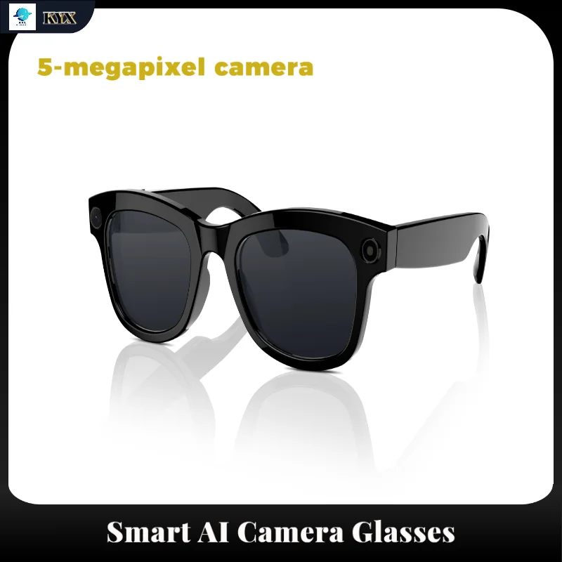 

NEW AI Smart Glasses 5-megapixel camera with blue light filter AI translation assistant Music playback Bluetooth calling