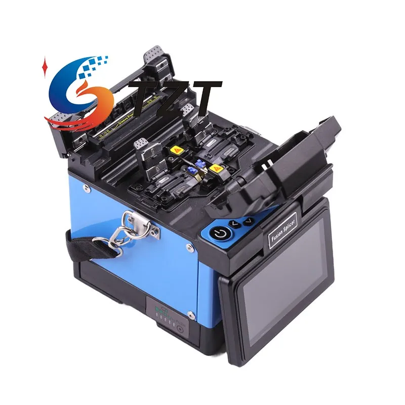 TZT JW4108H Handheld Single Fiber Fusion Splicer Support 250X Fiber View Magnification for SMF MMF DSF NZDSF