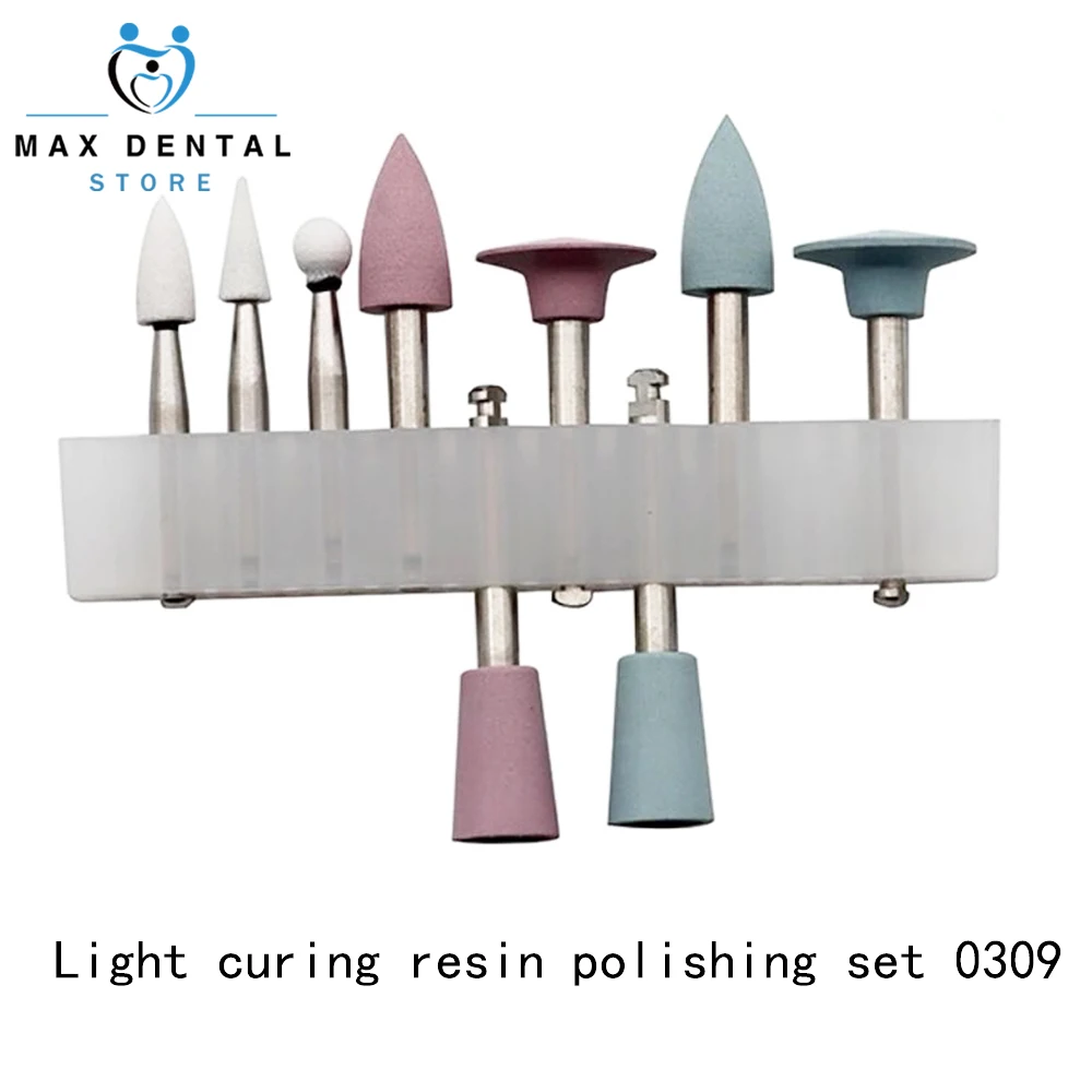 Dental Resin Base Hidden Denture Polishing Kits for Low Speed Contra Angle Handpiece Denspay Dentistry Tools