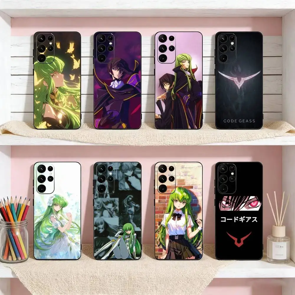 C-Code Geass  Phone Case For Samsung S25,S24,S21,S22,S23,S30,Ultra,S20,Plus,Fe,Lite Black Shell