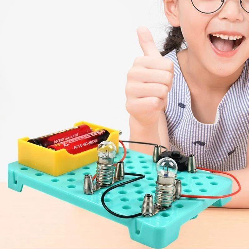 Educational Circuit Experiment Set Hands On Assembly Series and Parallel Circuits Components for Teaching Demonstration K1KF