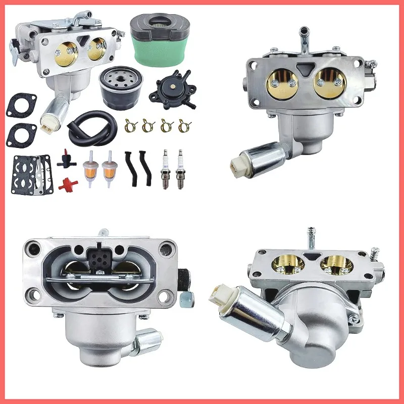 Carburetor Tune-Up Kit for Briggs & Stratton 796227 40G777, 20-25HP Nikki V-Twin 4-Cycle Mower Tractor Engine Repair Parts