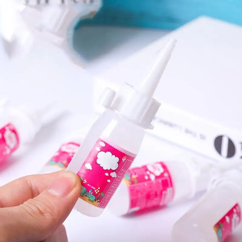 Cola artesanal à prova d'água 918C 30ml Cola transparente secagem rápida não tóxica para crianças estudantes