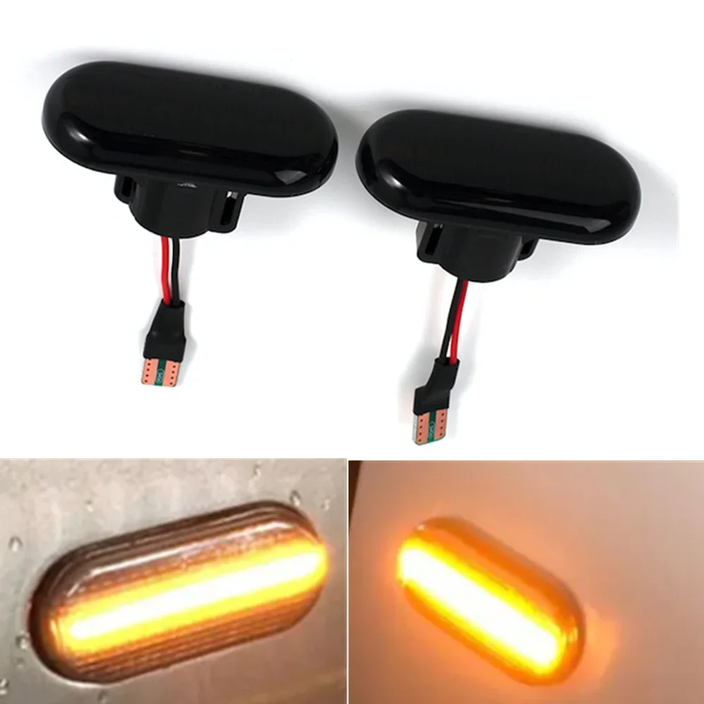 LED Car Dynamic Turn Signal Sequential Flashing For Renault Clio Trafic Kangoo Dacia Logan Duster Nissan Interstar Primastar