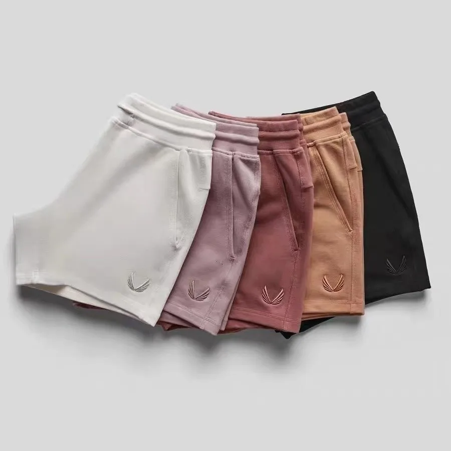 DK13Summer Men New Embroidery logo shorts Fitness Gyms Shorts Running Cotton Short Pants Male Jogger Workout Brand sports shorts