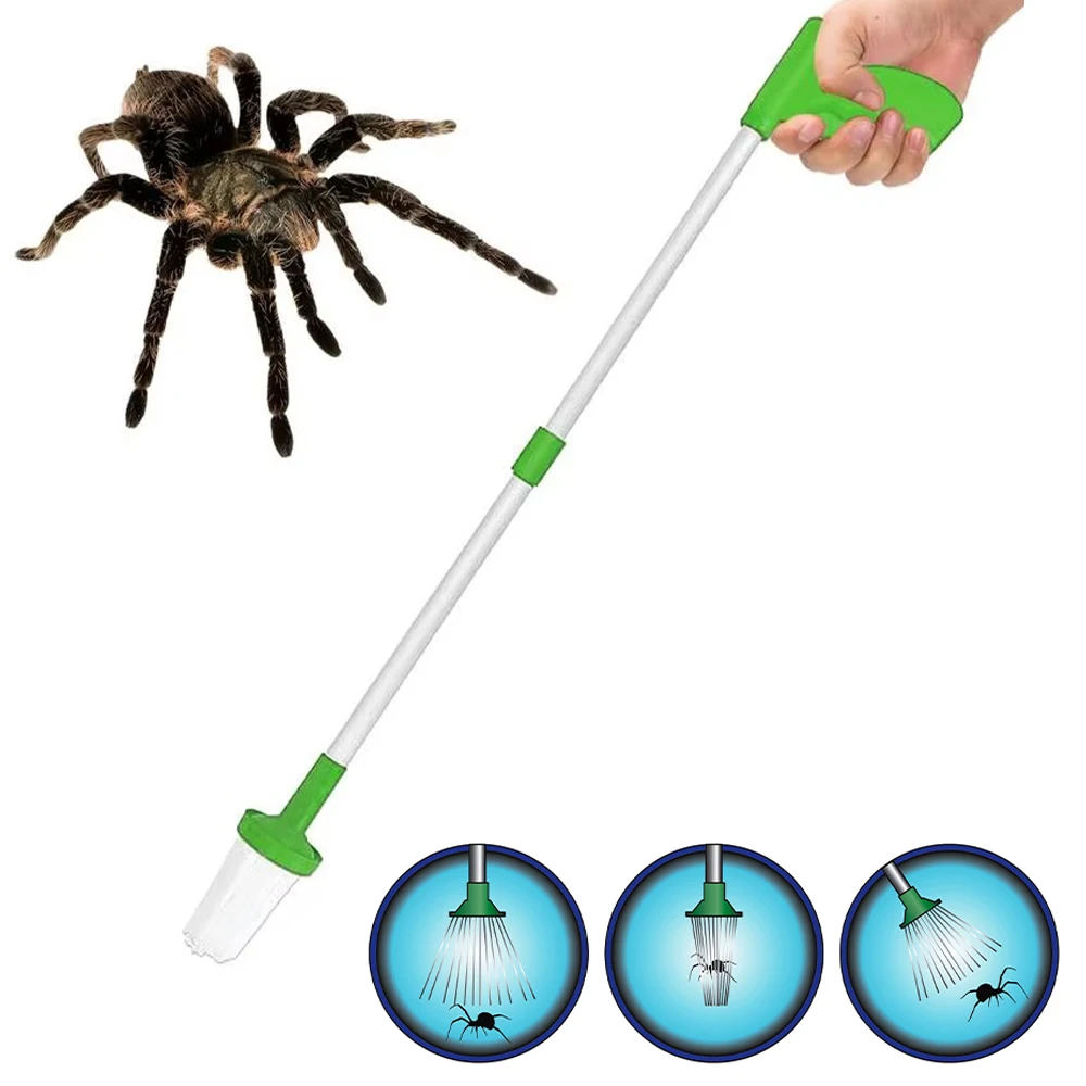 Foldable household tool spider catcher clip insect catcher cute catcher Abs household outdoor