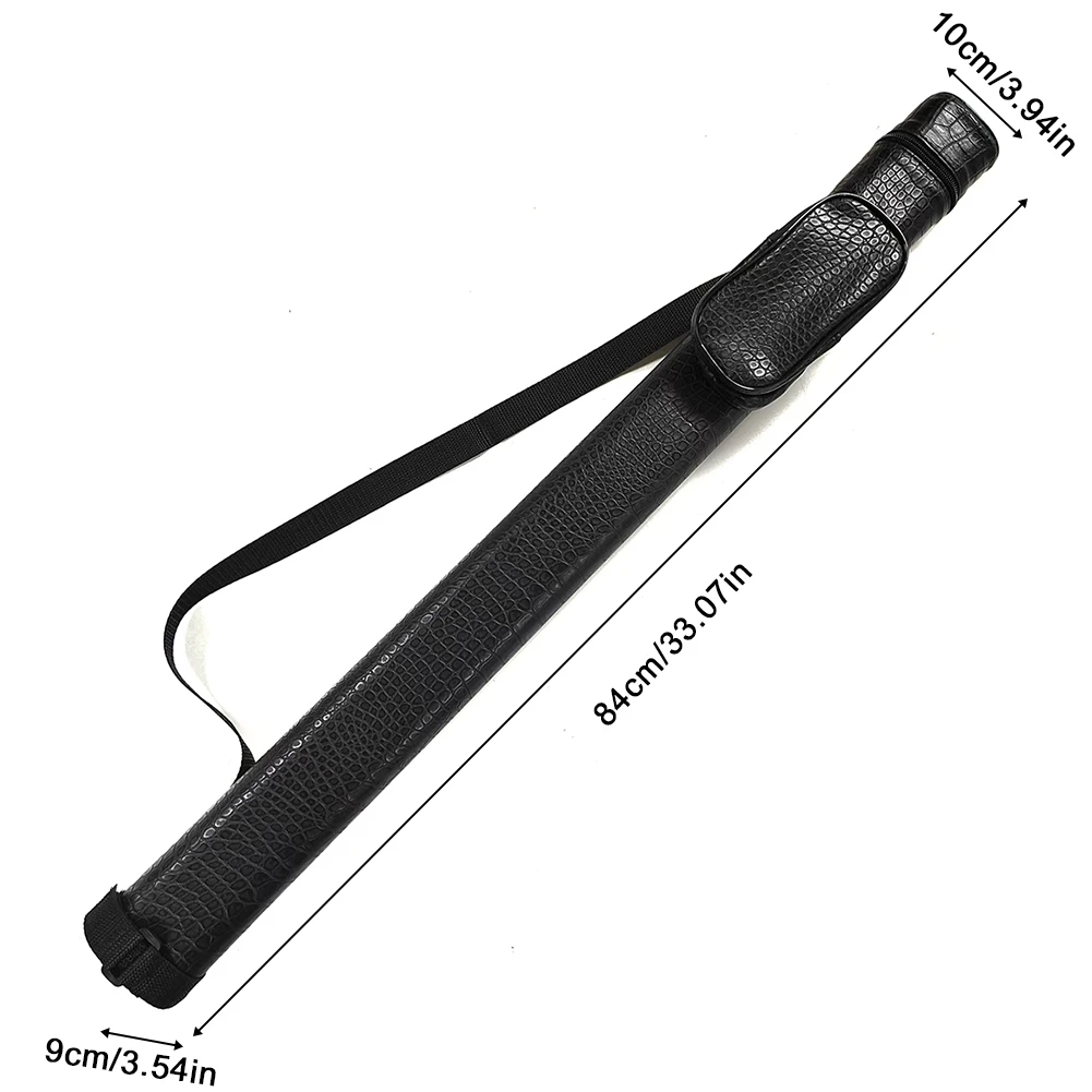 

1Pc Billiard Pool Cue Stick Case Protector 1/2 Cue Case Container Protective Portable Handle Carrier Carrying Bag Storage Pouch