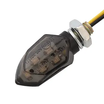 4ks/sada mini motocyklových kouřových směrových světel 5LED 12V jantarových blinkrů pro motocykly, univerzální, snadná instalace 10 nejlepší prodej Dr. Pen M8 - №10