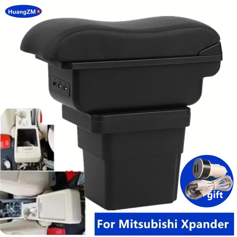 Für Mitsubishi Xpander Armlehnenbox Für Mitsubishi Xpander Auto-Armlehnen-Mittelaufbewahrungsbox Nachrüstteile Innenraum-Autozubehör