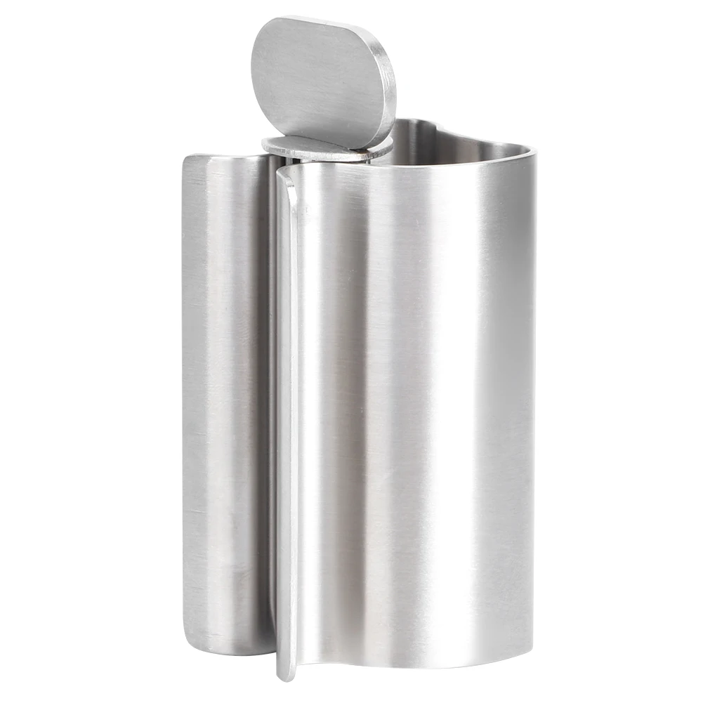 Dispensador giratorio de rodillo de acero inoxidable para ungüentos, cosméticos, accesorios de baño, rodillo de tubo exprimidor de pasta de dientes