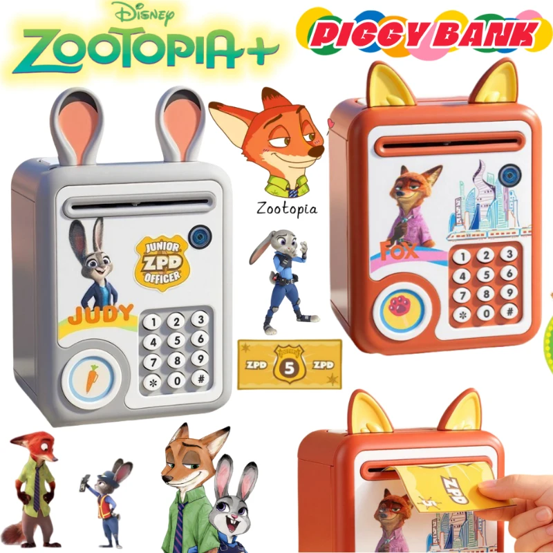 

Disney Zootopia Judy Hopps Nick Wilde аниме двумерная копилка креативная персонализированная банка для хранения паролей подарок на день рождения