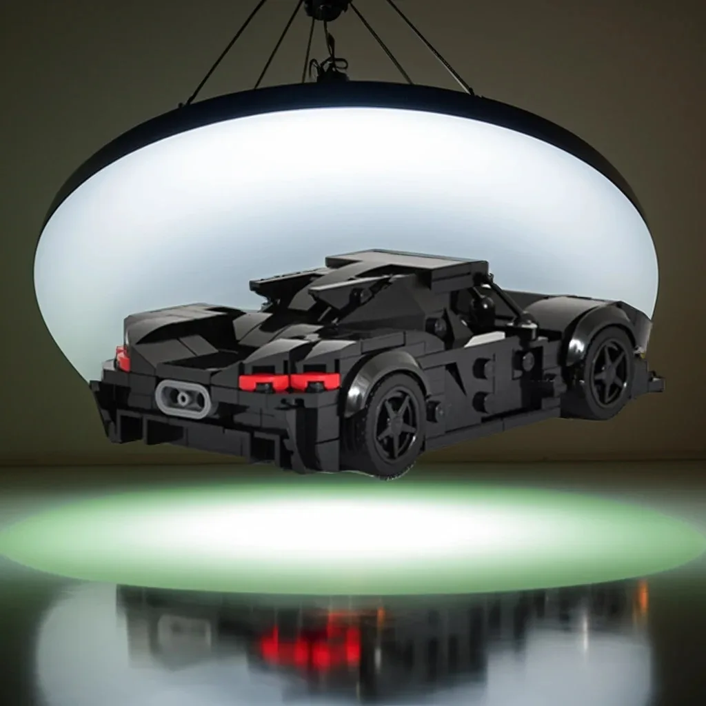 

268Pcs Koenigsegger Jesko Absolut MOC with Streamlined Body, Gullwing Doors & Aerodynamic Diffuser Education Building Block Gift