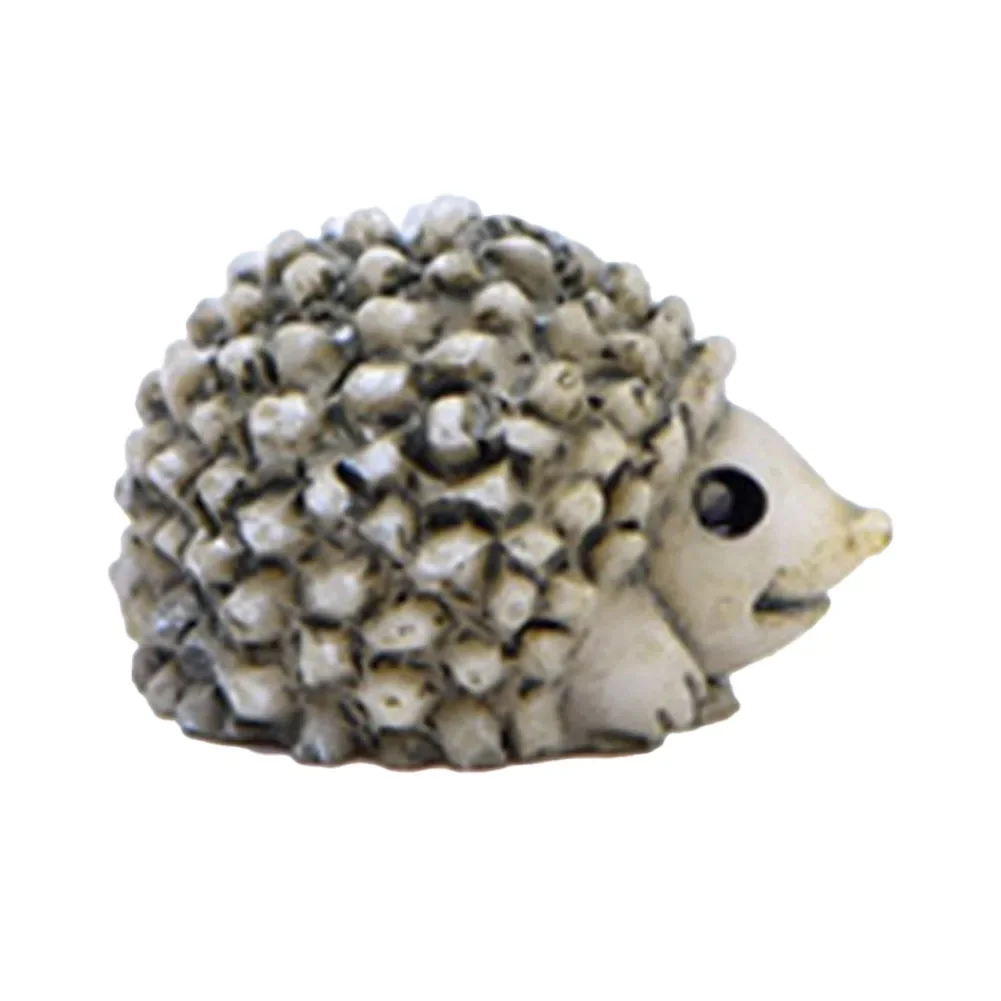 DIY Decoration Hedgehog Ornament Versatile Colors Yellow 1* Mini Hedgehog Doll Resin Material Sturdy Easy To Use - Detail 1