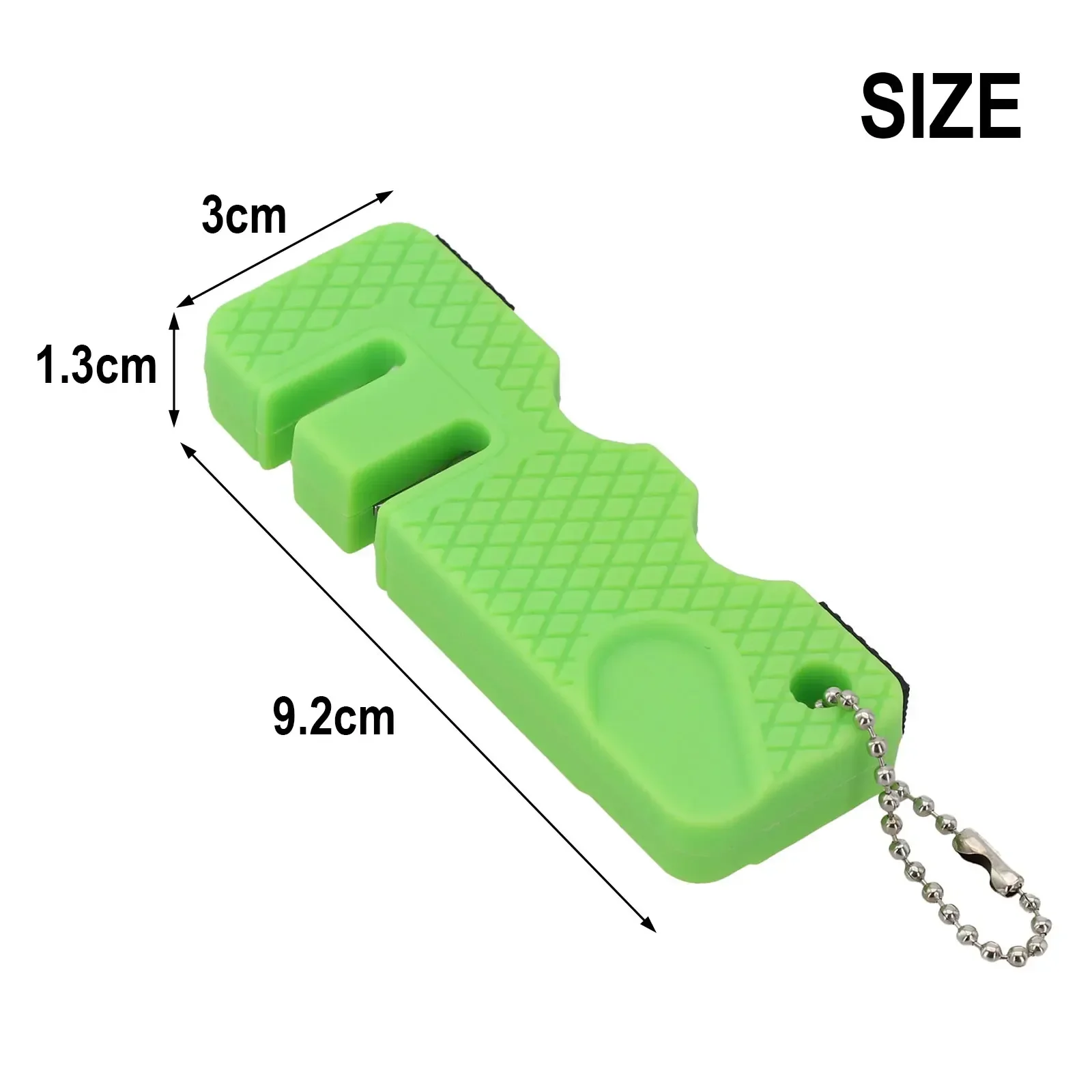 Cutter Sharpener Portable Sharpening Stone Small Outdoor Tool V-shaped Sharpening Tool With Non-slip Base Kitchen Gadget