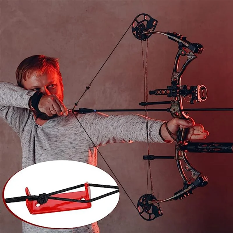 2 Pieces Bowstring Separator Bowstring Serving Thread Peep Sight Installer Bow Accessories
