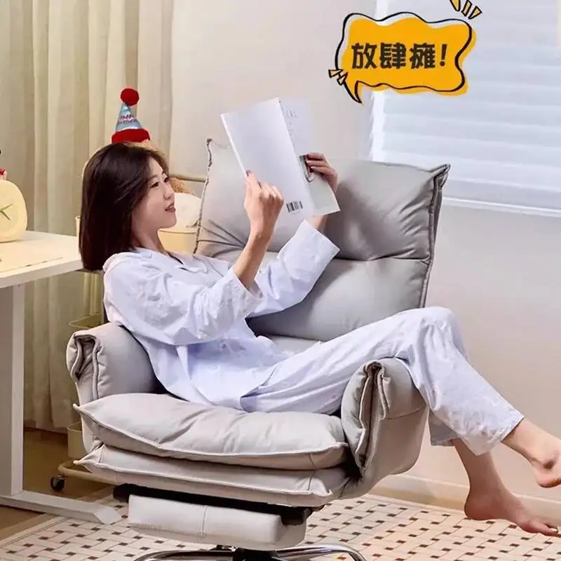 Thron Liege Salon Stuhl Büro Arm Drehbare Playseat Ergonomische Luxus Büro Stuhl Computer Tragbare Taburete Home Möbel