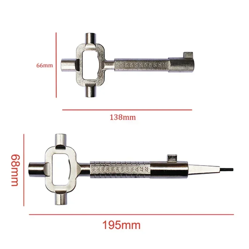 2pcs Locksmith Tool Zinc Alloy Lock Cylinder Auxiliary Adjustment Lever Multi Purpose Cylinder Gauge Stepped Spindle Pins