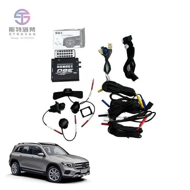 Convient pour la mise à niveau et l'installation du système de sécurité automobile Mercedes Benz GLB du système panoramique 360 pour une enregistrement complet