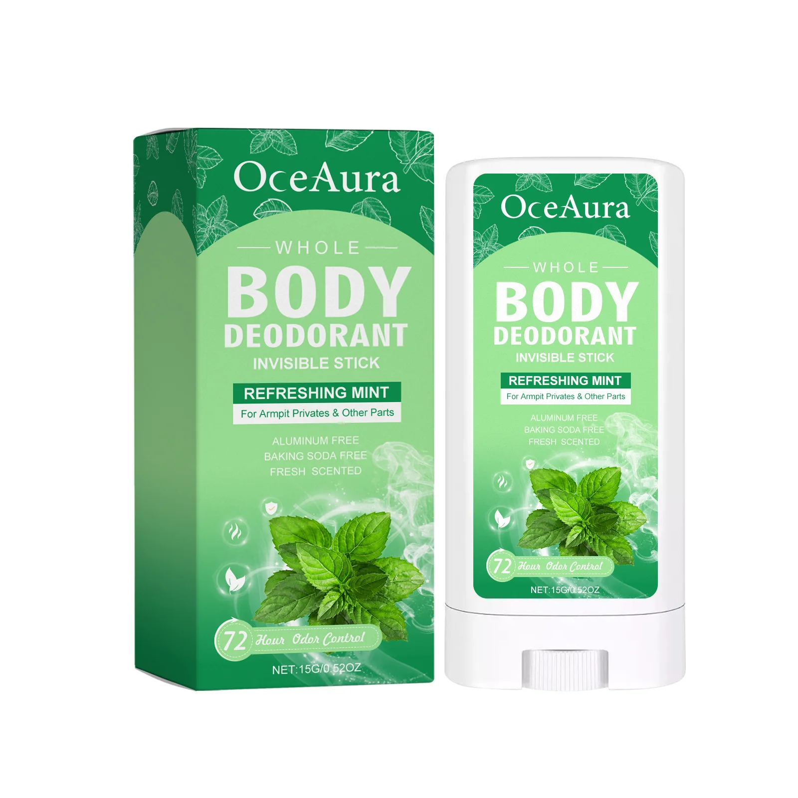 Desodorante corporal en barra, serie de fragancia Natural, sudoración de axilas, desodorante antitranspirante, bálsamo sólido portátil refrescante