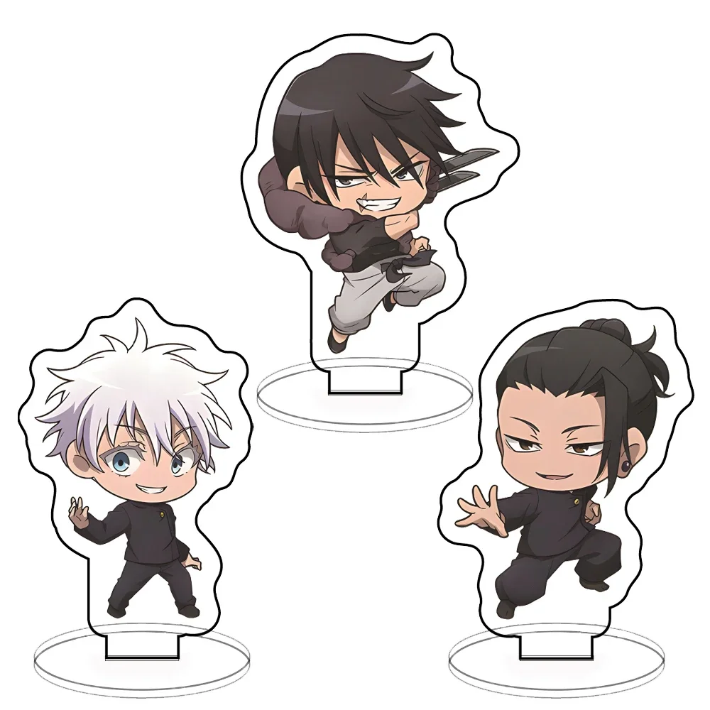 

Anime Jujutsu Kaisen Cosplay Mini Acrylic Standing Sign Cute Campus Student Decorations Cartoon Creativity Xmas Birthday Gift