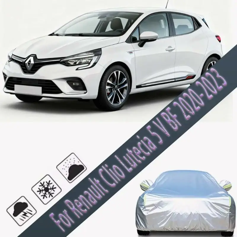 

Для Renault Clio Lutecia 5 V BF 2020 2023, уличная защита от снега, солнцезащитный козырек, водонепроницаемые, пылезащитные, полностью внешние автомобильные чехлы