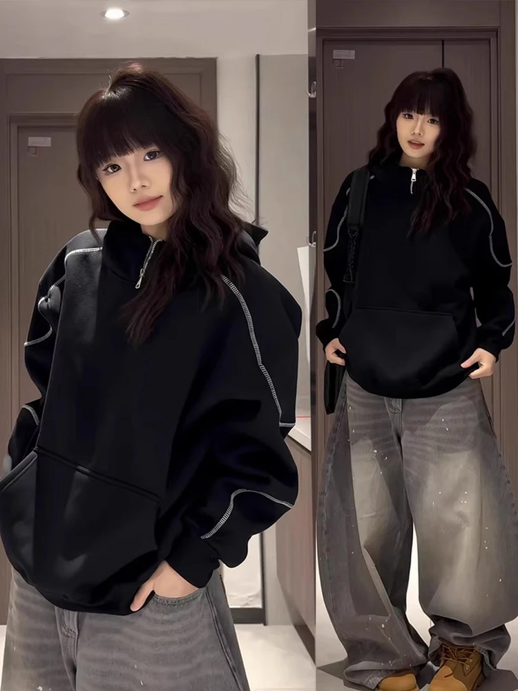 الأمريكية Sle Fce اصطف f البريدي تصميم الرجال البلوز ثي الدافئة الرياضة هوديي الخريف الشتاء القطن البوليستر مزيج #1