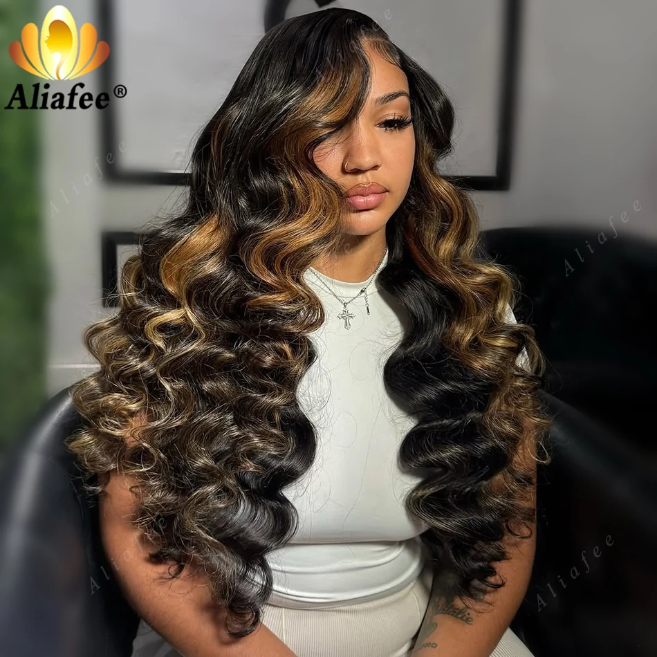 Destaque loira 13x6 hd perucas dianteiras do laço cabelo humano solto onda profunda perucas de cabelo humano onda grande pré arrancado perucas encaracoladas para mulher