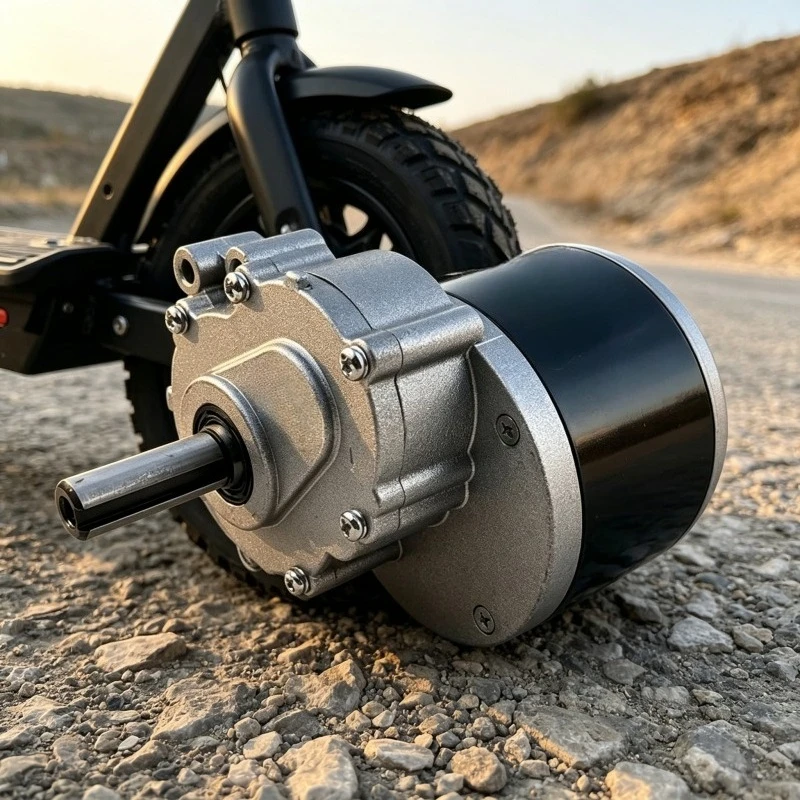 Brushed Gear Motor 250W 350W With Gearbox 75RPM 120RPM Low Speed Drive For Electric Trolley Cart Modification