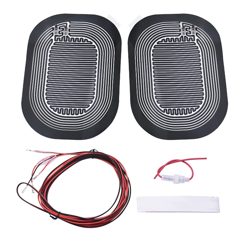 DC 12V Car Side Wing Mirror Heating Pad Universal Rearview Mirror Mist Demister Quick Warm Mirrors Defogger