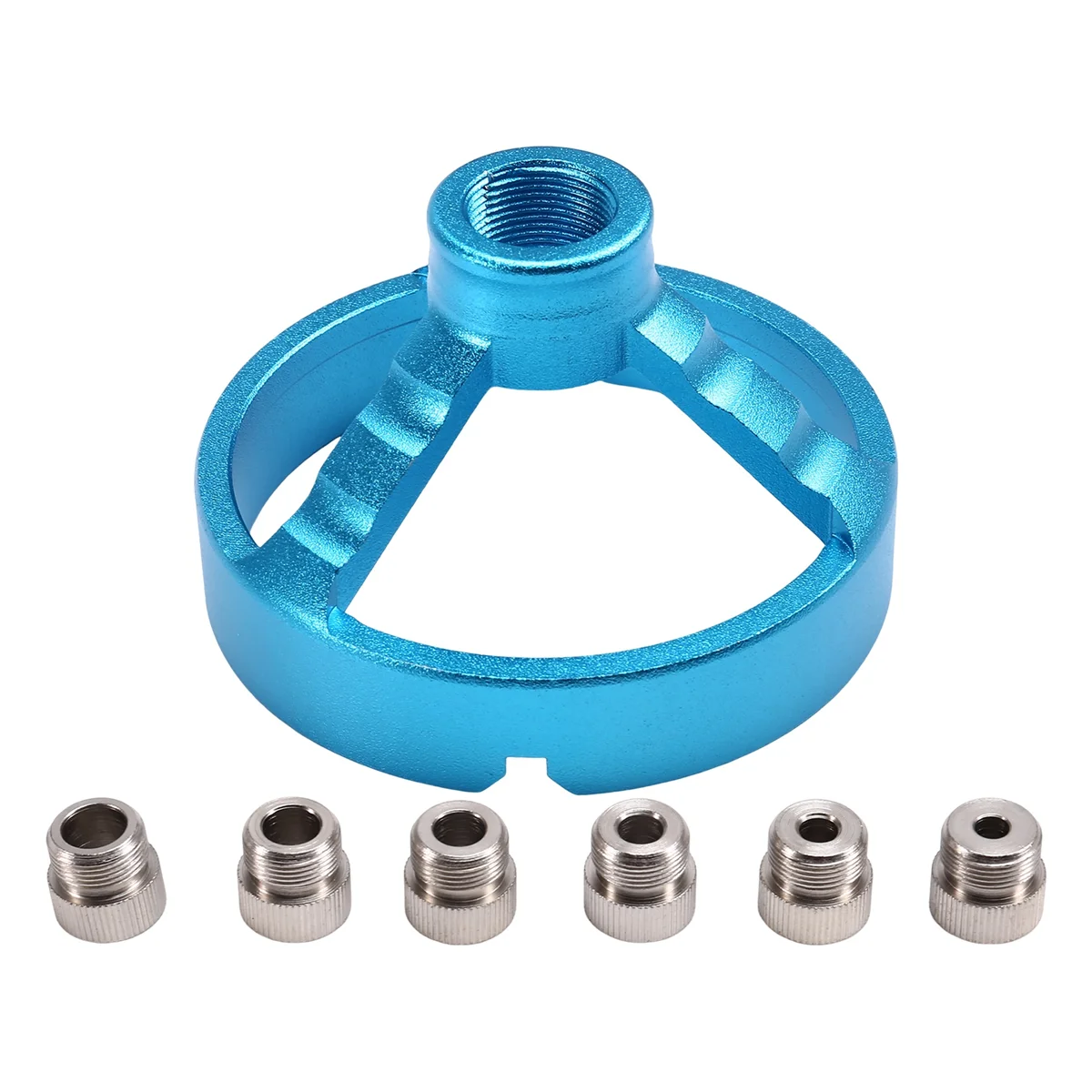 ABLG guía de broca de 90 grados 5/6/7/8/9/10mm broca perforadora localizador plantilla perforadora con bisagras herramientas de carpintería azul