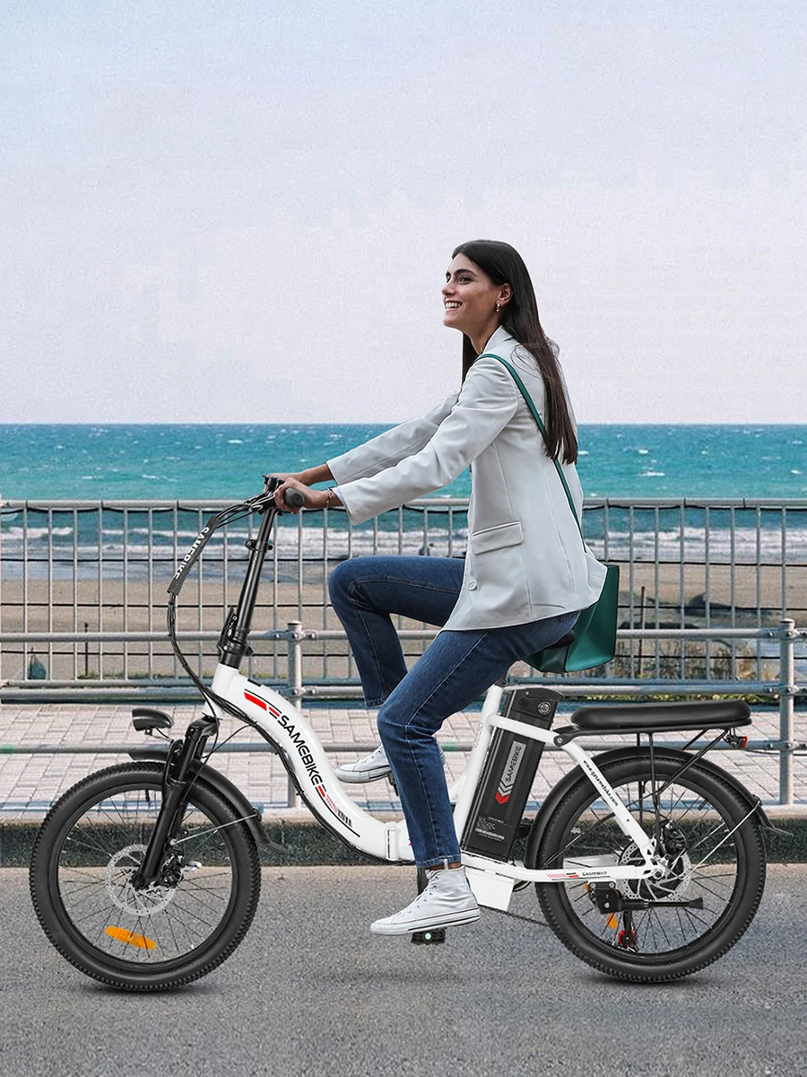 Samebike CY20 Vouwbare Elektrische Fiets voor Volwassenen, 20 inch City e-bike met 36V 12Ah uitneembare accu - afbeelding 2
