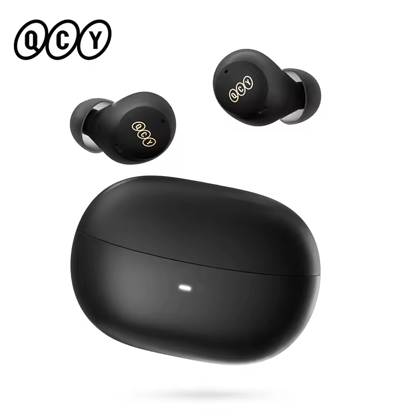 QCY-auriculares inalámbricos HT07 ANC, dispositivo de audio con cancelación de ruido, TWS, 6 micrófonos, AI, HD, llamada, Bluetooth 5,2, HiFi, 32H de reproducción