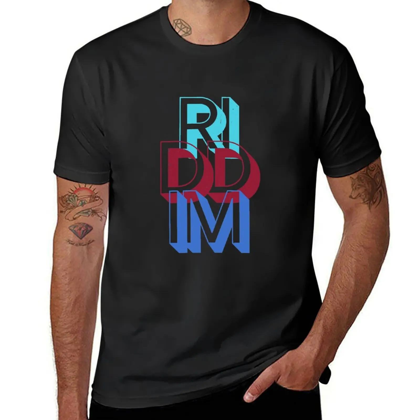 Riddim T-Shirt hippie clothes anime fruit of the loom mens t shirts