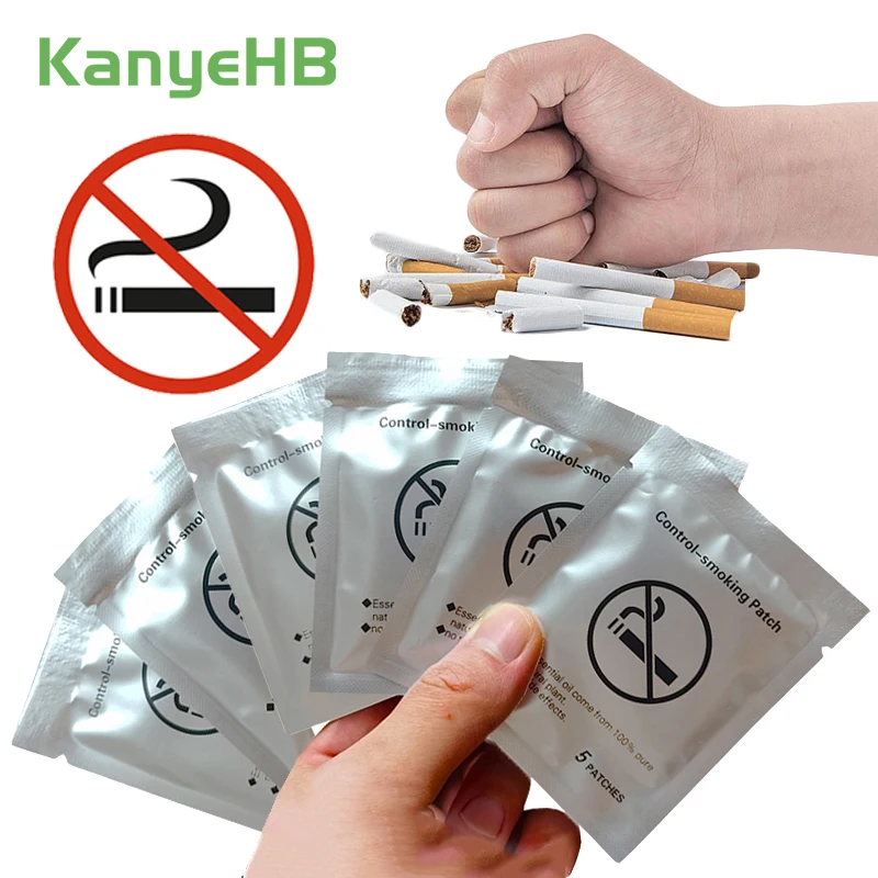 

30pcs=6bags Smoking Cessation Patch Curb The Urge To Smoke Quit Smoking Plaster No Side Effects Natural Plant Extract A440