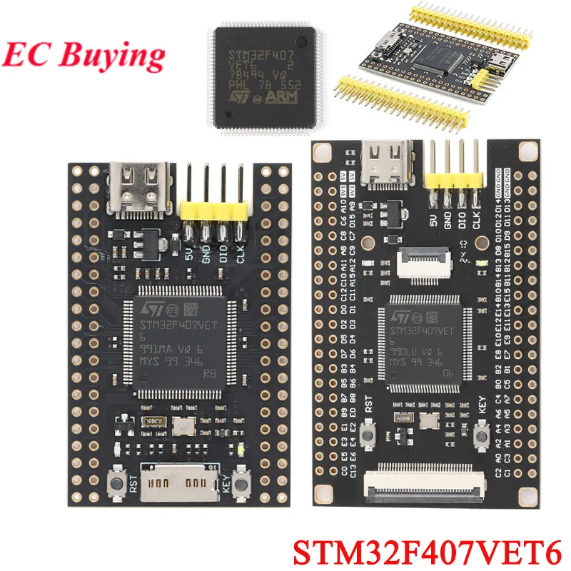 STM32F407VET6 STM32F407 STM32 Minimalny moduł płytki rozwojowej rdzenia układu ARM VCT6