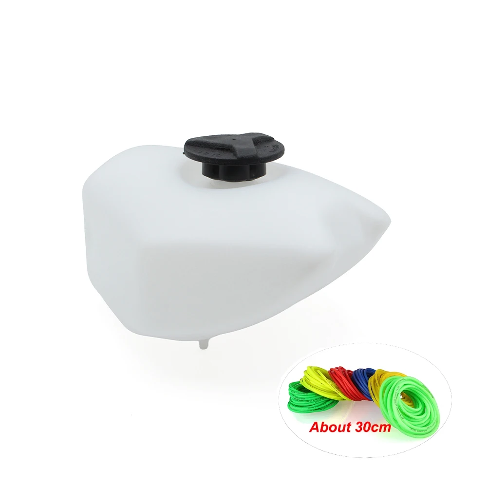 NEW 1L White Gas Fuel Tank For Chinese 47cc 49cc 2 Stroke Minimoto Pocket Bike Mini Moto Crosser Motorcycle Dirt Bike Parts