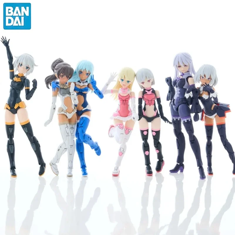 Bandai Original 30 Sis-M00 Minuten Montagemodell Anime Action Sisters Original Ilshana Color C Modellbausatz PVC-Figur Spielzeug