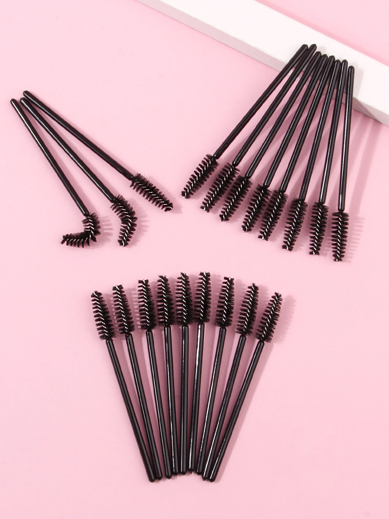 Brosses à cils jetables, baguettes de Mascara, brosse à cils, bobines pour Extensions de cils, Spoolie pour sourcils, 20 pièces/50 pièces