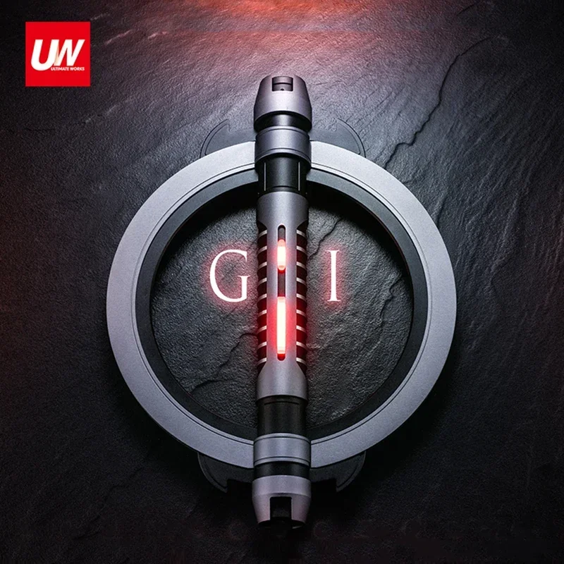 Ultimate Works Grand Inquisitor Neopixel Lightsaber Asteria2.5 Board 1 Inch Pixel Blade Heavy Dueling 4 Buttons Hilt Repliaca