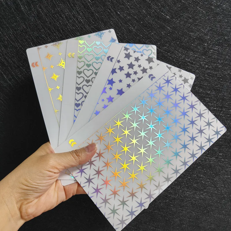50 szt. Folia 3D z brokatem na tył telefonu do maszyn do cięcia, uniwersalna folia, kolorowa, dekoracyjna naklejka na tylną obudowę, ochraniacz ekranu — zdjęcie 3