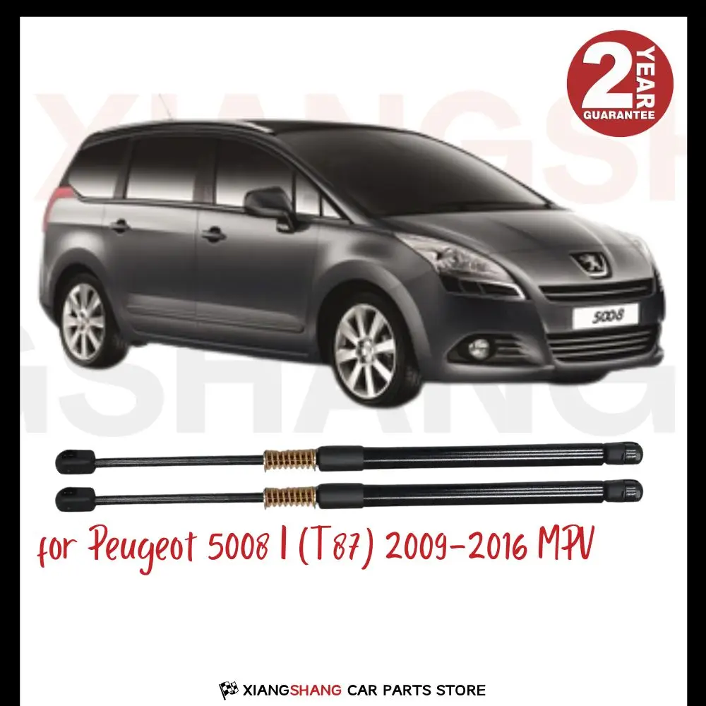 

2pcs Rear Tailgate Damper for Peugeot 5008 I (T87) 2009-2016 MPV WITH SPRING Trunk Boot Gas Charged Gas Struts