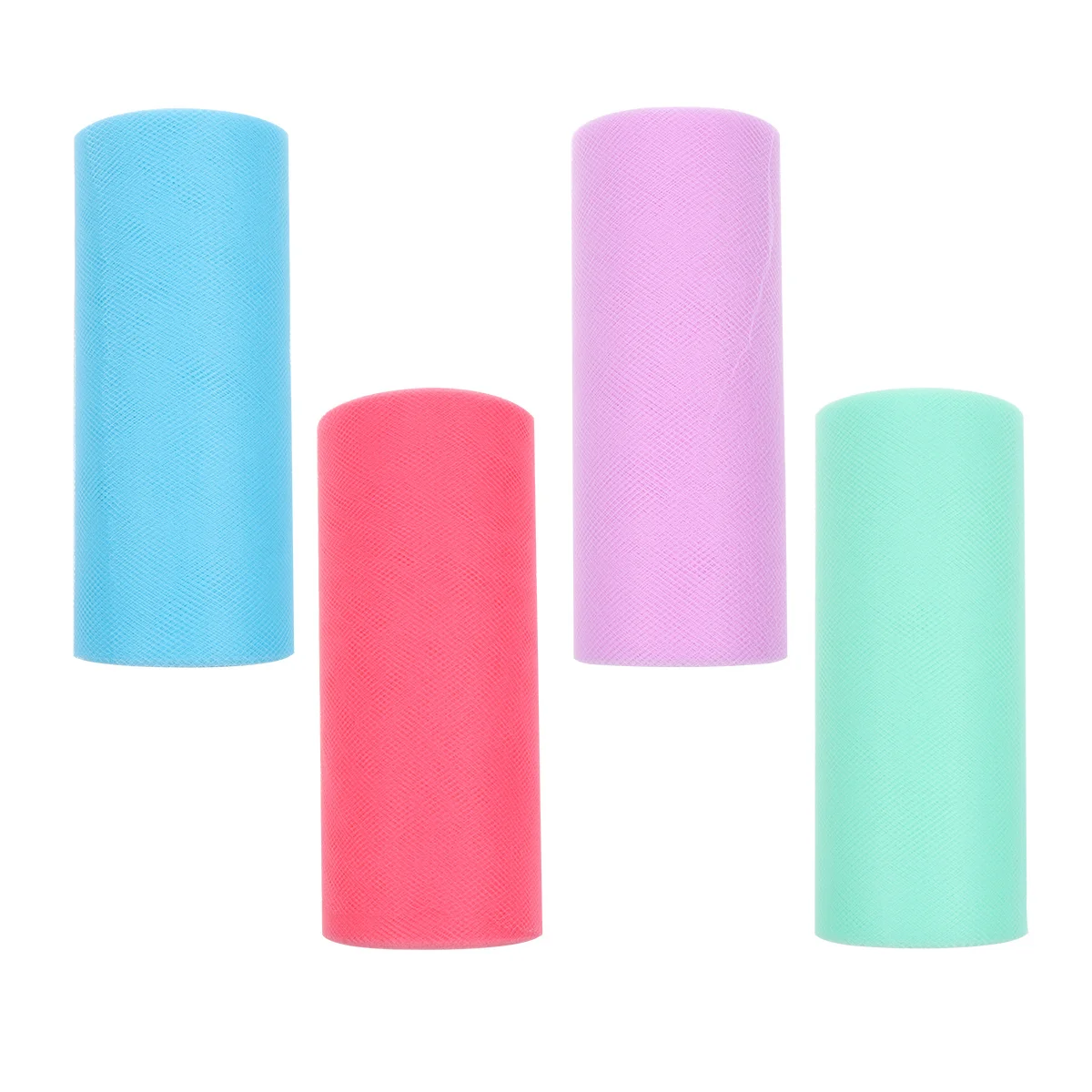4pcs Gulungan Tulle 6 Inci 25 Yard Untuk Dekorasi Pernikahan Kerajinan DIY Menjahit Pembungkus Kado Rok Tutu Pita Kursi Jaring