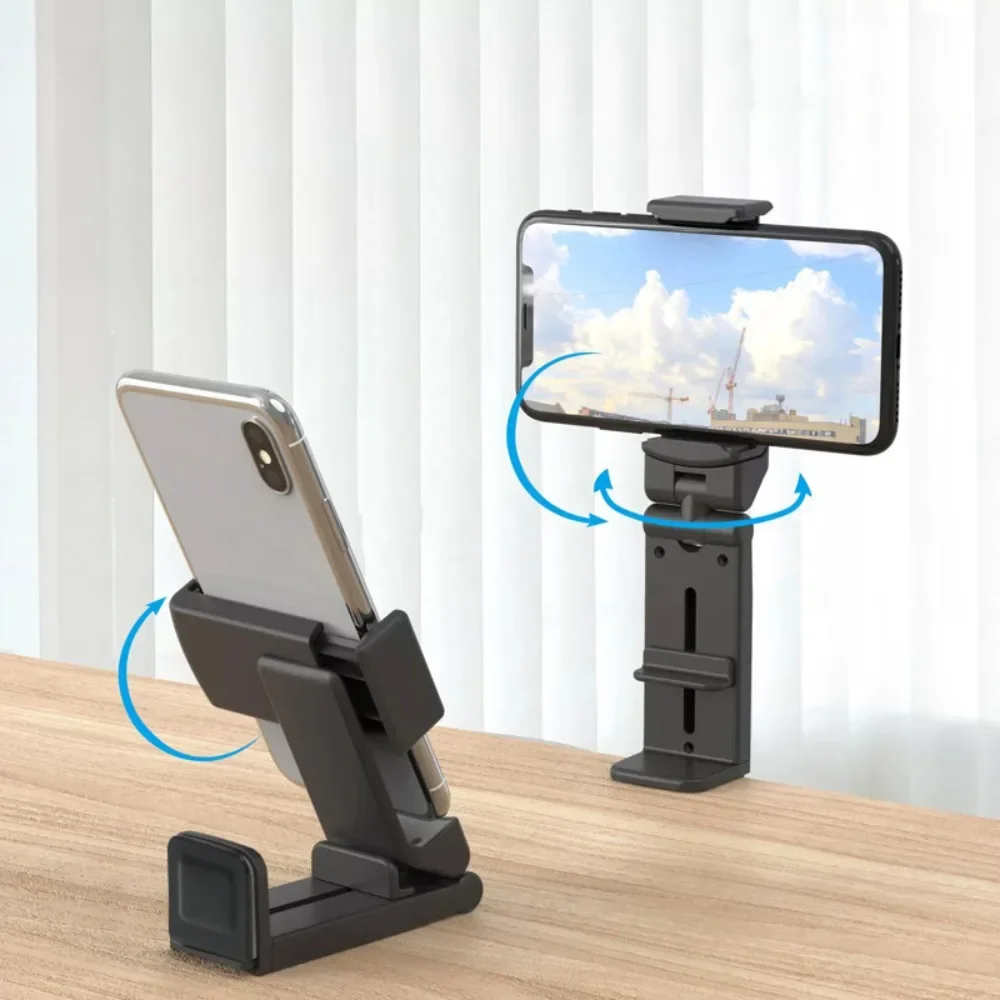 Airplane Mobile Phone Holder Portable Travel Stand Desk Foldable Adjustable Rotatable Selfie Holding Train Seat Stand Accesories