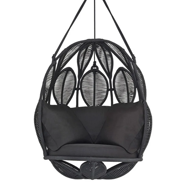 #Internet Celebrous Bird's Nest Hanging Chair Swing Basket Metal Durable Outdoor Furniture Courtyard Indoor Floor Cradle Balcony