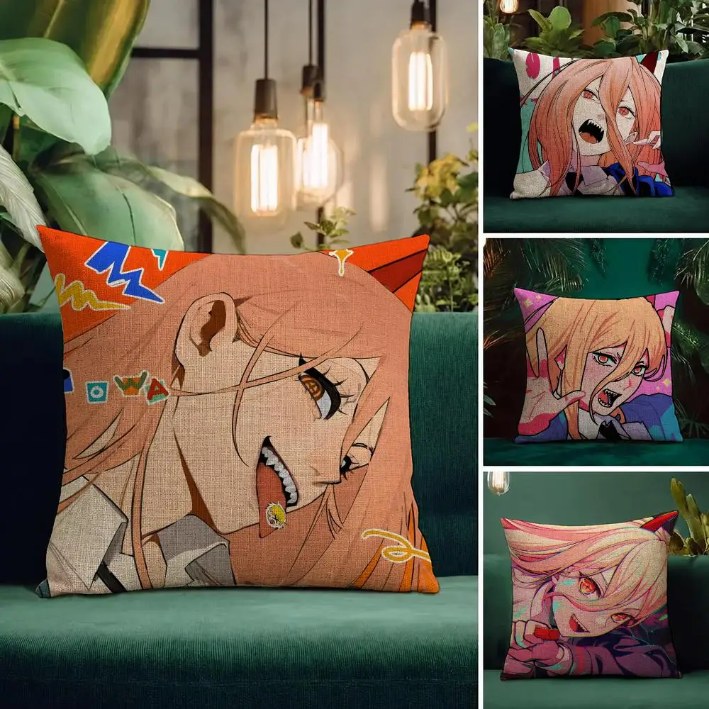 Band Led Zeppelin Cushion Cover Natural Linen Pillowcase Set Cushion Cover for Sofa Bedroom Chair